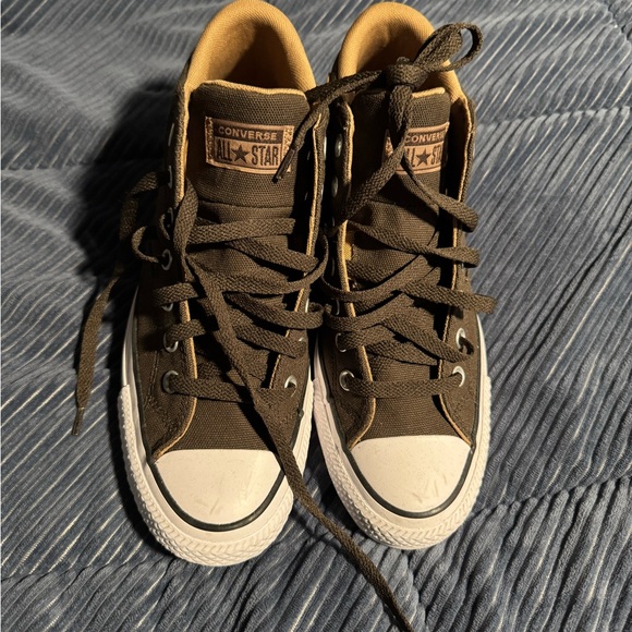 Converse All Star Men's High-Top Sneakers - Brown - Picture 2 of 5